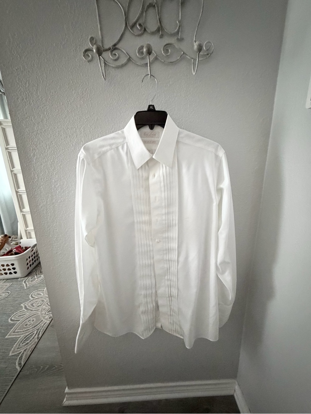 Tuxedo Shirt for Men-White Size 16 | 35